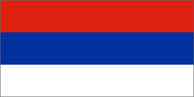 Serbian national flag 
