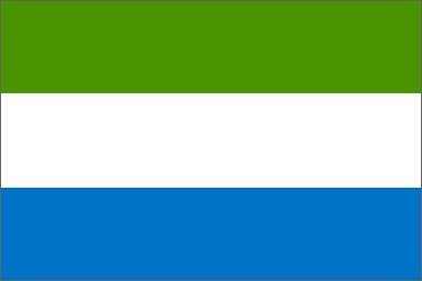 Sierra Leonean national flag