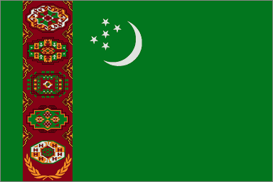 Turkmen national flag