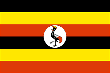 Ugandan national flag
