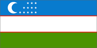 Uzbek national flag