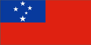 Western Samoan national flag