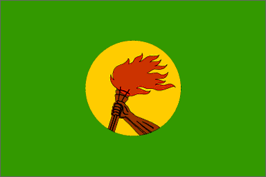 Zaire national flag (pre 1997)