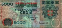 Ghana - 5,000 Cedis (1994) - Pick 31