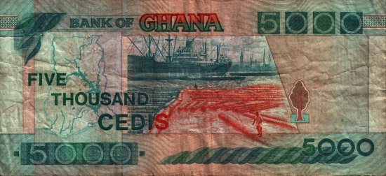 Ghana - 5,000 Cedis (1994) - Pick 31