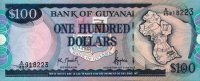 Guyana - 100 Dollars (1989) - Pick 28