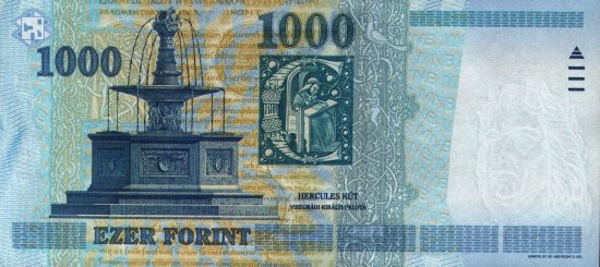 Hungary - 1,000 Forint (1998 - 1999) - Pick 180
