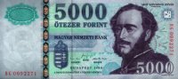 Hungary - 5,000 Forint (1999) - Pick 182
