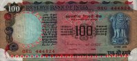 India - 100 Rupees (1987) - Pick 86