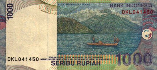 Indonesia - 1,000 Rupiah (2000) - Pick 141