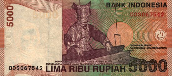 Indonesia - 5,000 Rupiah (2001) - Pick 142