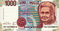 Italy - 1,000 Lire (1990) - Pick 114