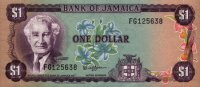 Jamaica - 1 Dollar (1982 - 1986) - Pick 64