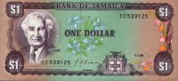 Jamaica - 1 Dollar (1985 - 1990) - Pick 68a