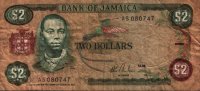 Jamaica - 2 Dollars (1985 - 1993) - Pick 69