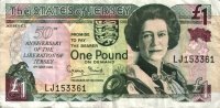 Jersey - 1 Pound (1995) - Pick 25