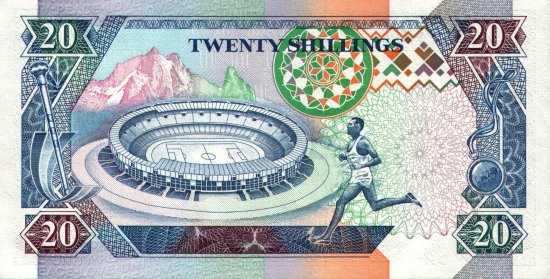 Kenya - 20 Shillings (1993) - Pick 31