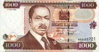 Kenya - 1,000 Shillings (1997 - 2002) - Pick 40