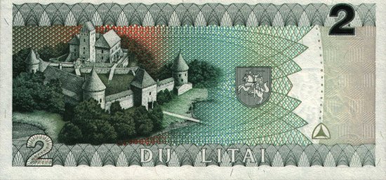 Lithuania - 2 Litai (1993) - Pick 54
