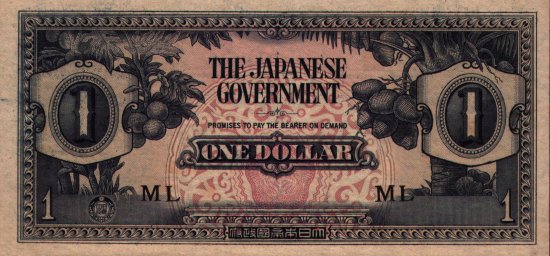 Malaya - 1 Dollar (1942) - Pick M5