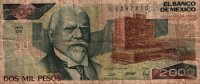 Mexico - 2,000 Pesos (1985 - 1989) - Pick 86