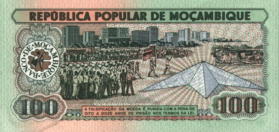 Mozambique - 100 Meticais (1989) - Pick 130
