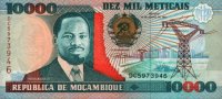 Mozambique - 10,000 Meticais (1991) - Pick 137