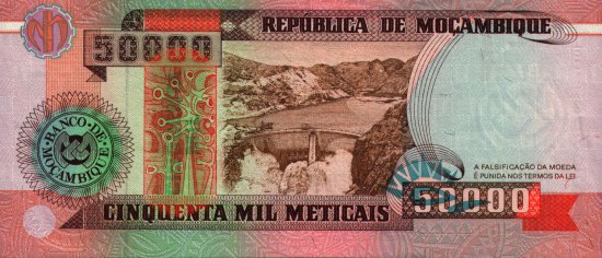 Mozambique - 50,000 Meticais (1994) - Pick 138