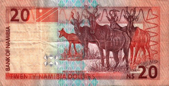 Namibia - 20 Dollars (1996) - Pick 5