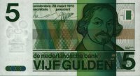 Netherlands - 5 Gulden (1973) - Pick 95