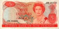 New Zealand - 5 Dollars (1981 - 1992) - Pick 171