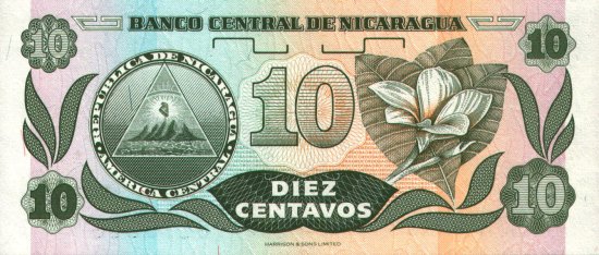 Nicaragua - 10 Centavos (1991) - Pick 169