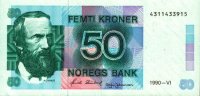 Norway - 50 Kroner (1984 - 1995) - Pick 42