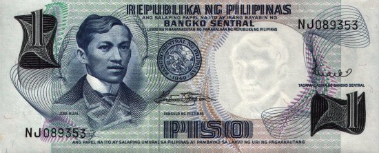 Philippines - 1 Piso (1969) - Pick 142