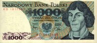 Poland - 1,000 Zlotych (1975 - 1982) - Pick 146