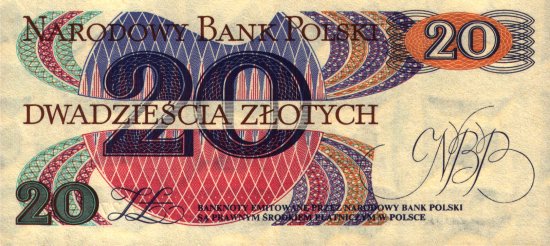 Poland - 20 Zlotych (1982) - Pick 149