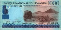 Rwanda - 1,000 Francs (1998) - Pick 27