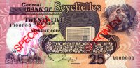 Seychelles - 25 Rupees (1989) - Pick 33