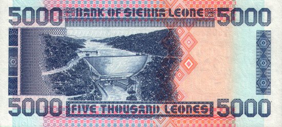 Sierra Leone - 5,000 Leones (1993) - Pick 21