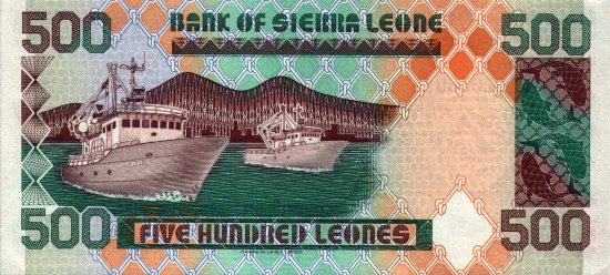 Sierra Leone - 500 Leones (1996) - Pick 24