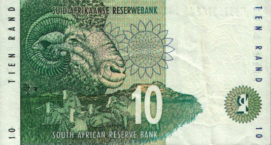 South Africa - 10 Rand (1993; 1999) - Pick 123