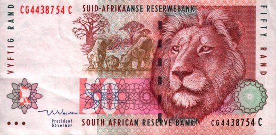 South Africa - 50 Rand (1992; 1999) - Pick 125