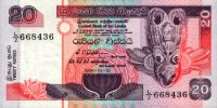 Sri Lanka - 20 Rupees (1991 - 1994) - Pick 103