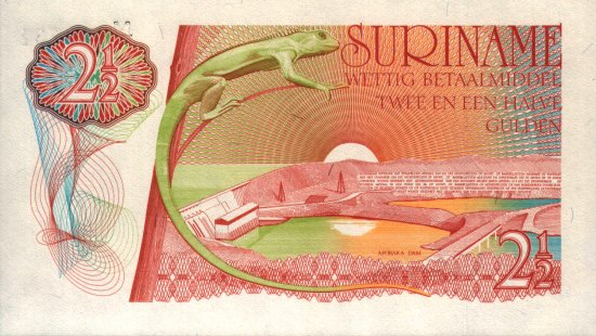 Suriname - 2 1/2 Gulden (1985) - Pick 24B