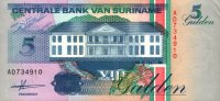 Suriname - 5 Gulden (1991 - 1997) - Pick 46