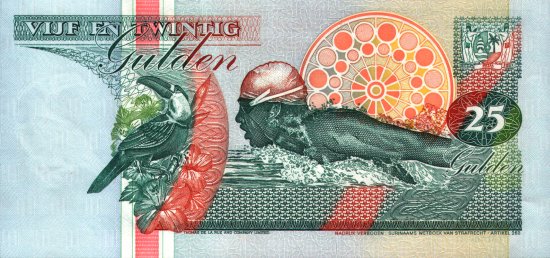 Suriname - 25 Gulden (1991 - 1997) - Pick 48