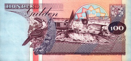 Suriname - 100 Gulden (1991 - 1997) - Pick 49