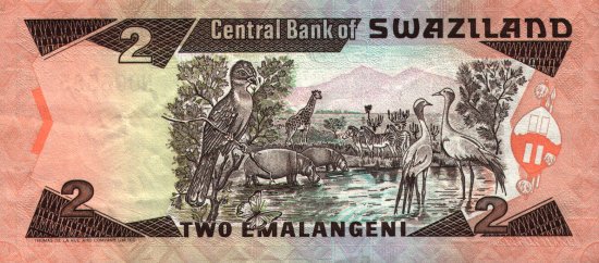Swaziland - 2 Emalangeni (1992 - 1995) - Pick 18