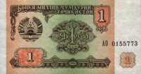 Tajikistan - 1 Ruble (1994) - Pick 1
