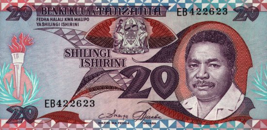 Tanzania - 20 Shilingi (1987) - Pick 15